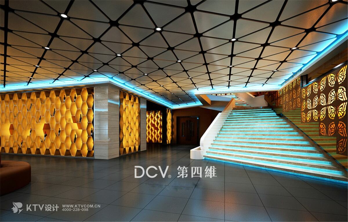 四季恋歌量贩式KTV设计图片-楼梯