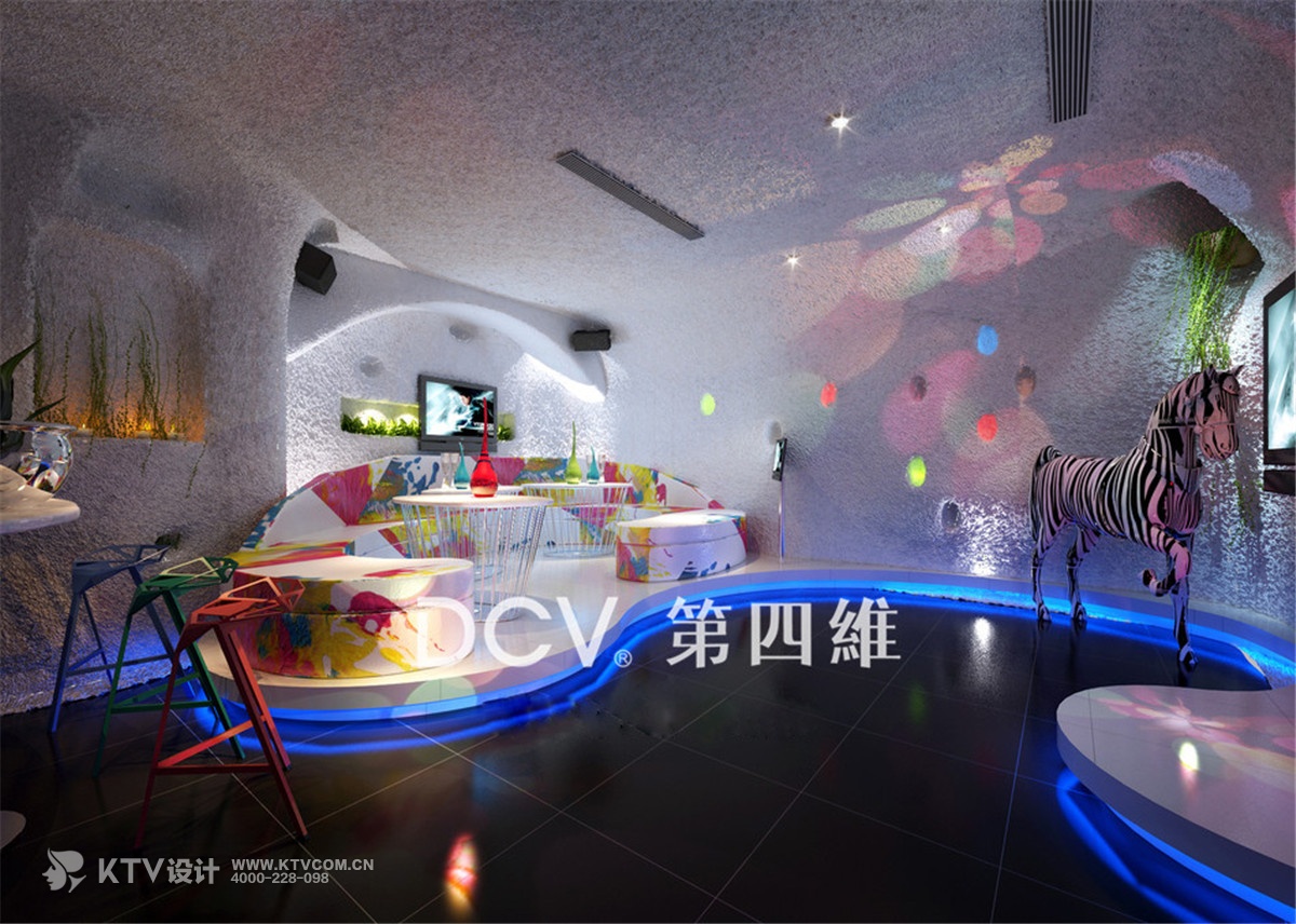 爱麦克森系主题KTV设计图片-包房