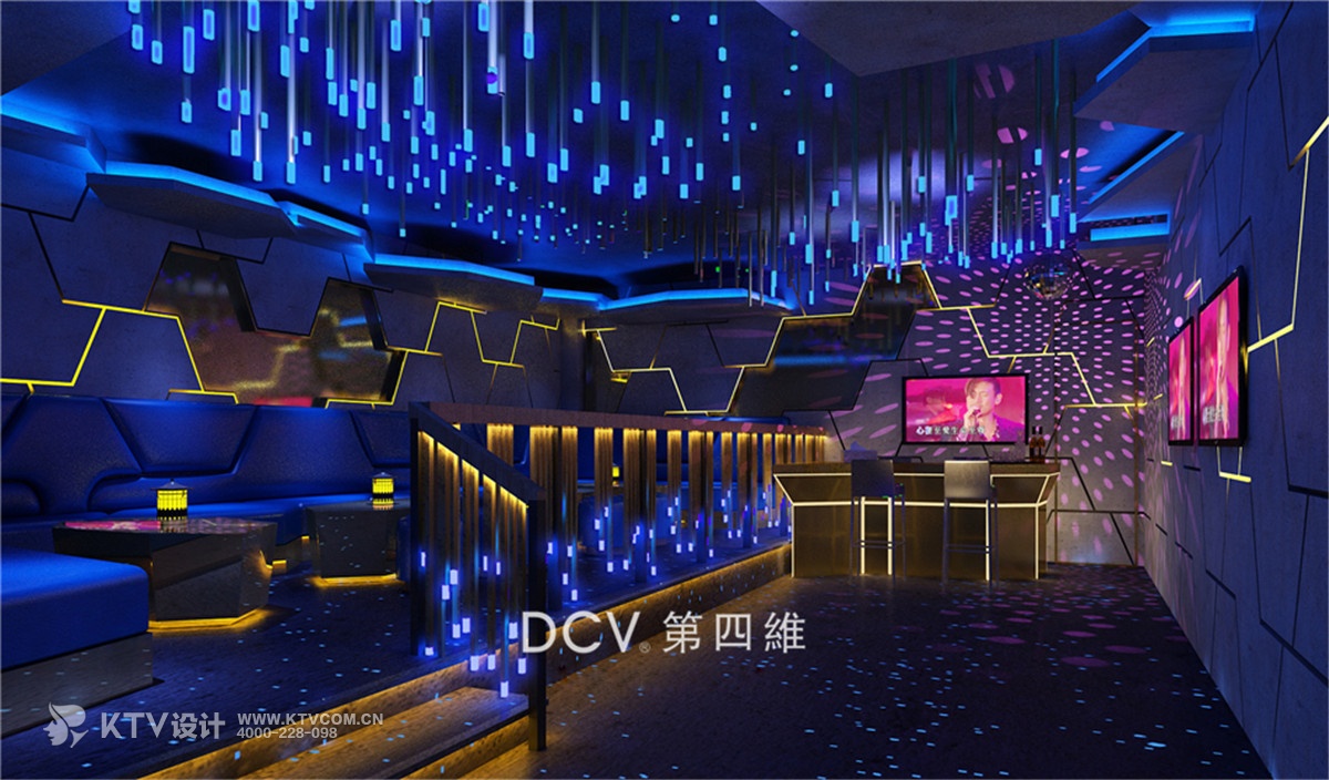 爱麦克森系主题KTV设计图片-包房