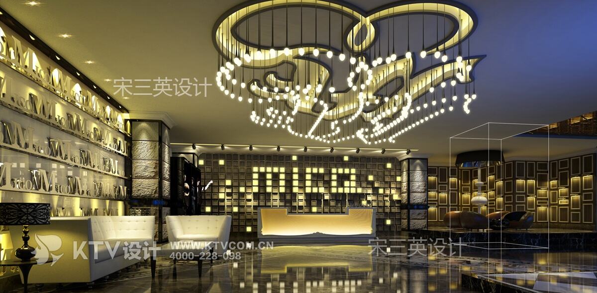 重庆MIC商务KTV设计图-大堂