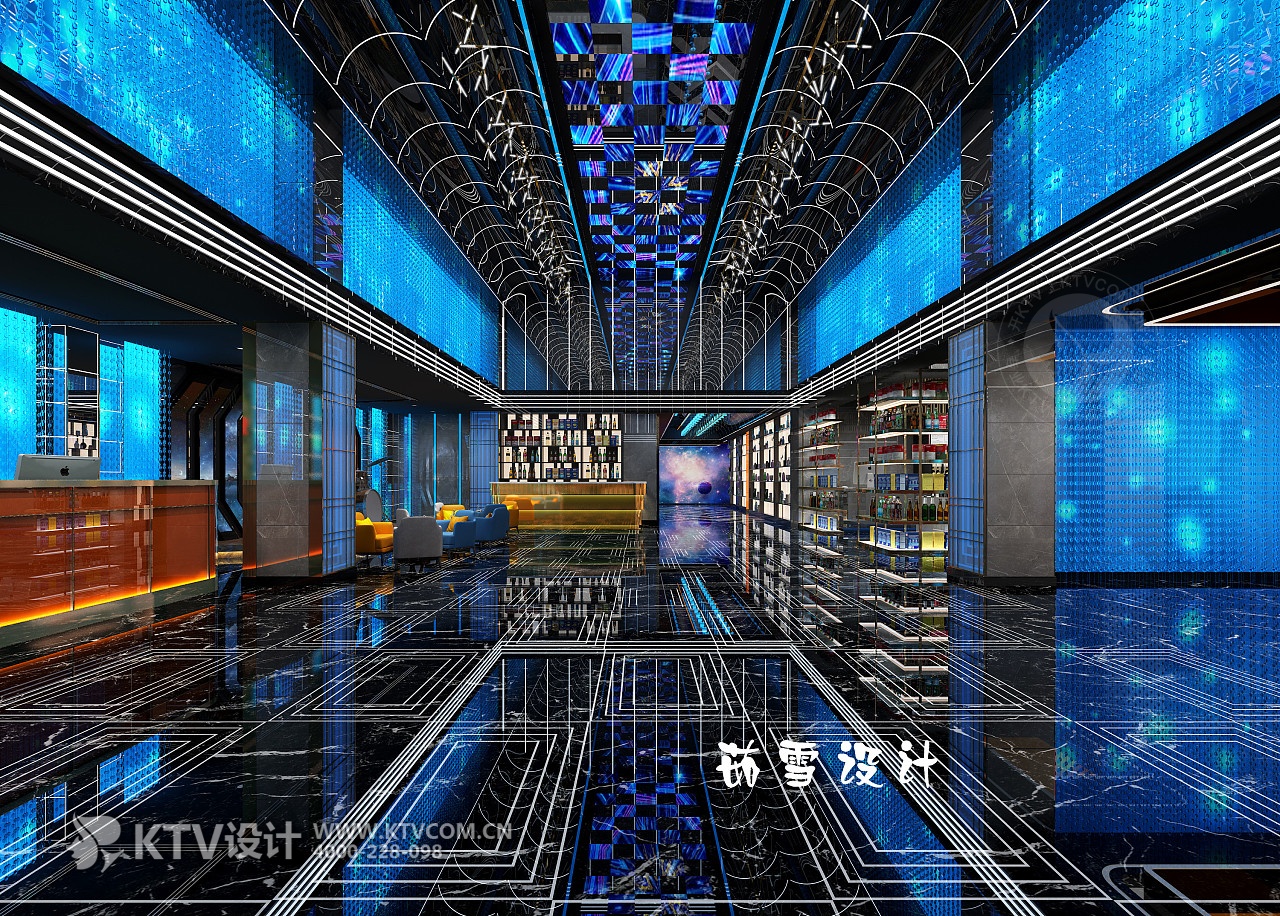 魅力铜锣湾KTV设计效果图-自选超市